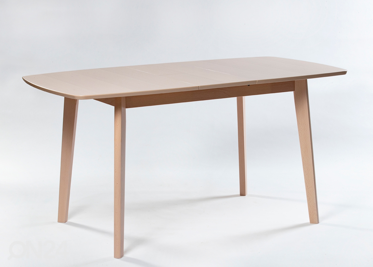 Удлиняющийся обеденный стол Bari 80x120-150 cm, белый бук увеличить