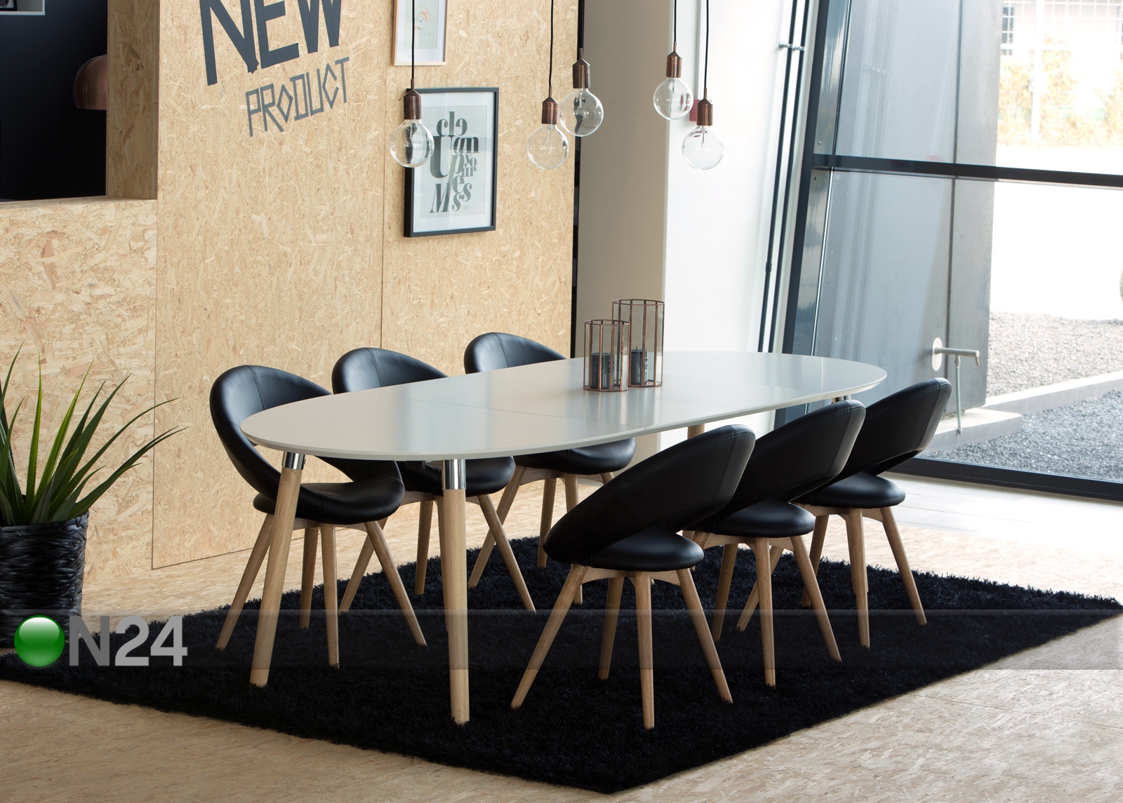 Удлиняющийся обеденный стол Belina 100x170-270 cm увеличить