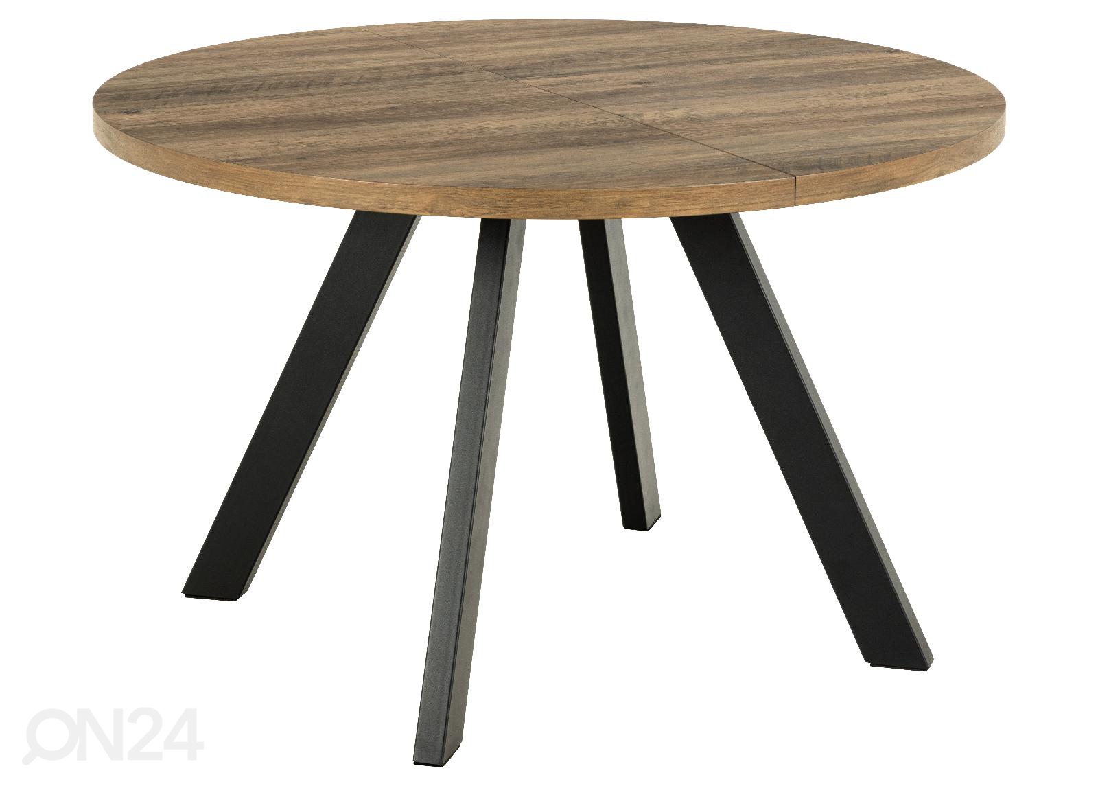 Удлиняющийся обеденный стол Saida Ø120/210x75 cm увеличить