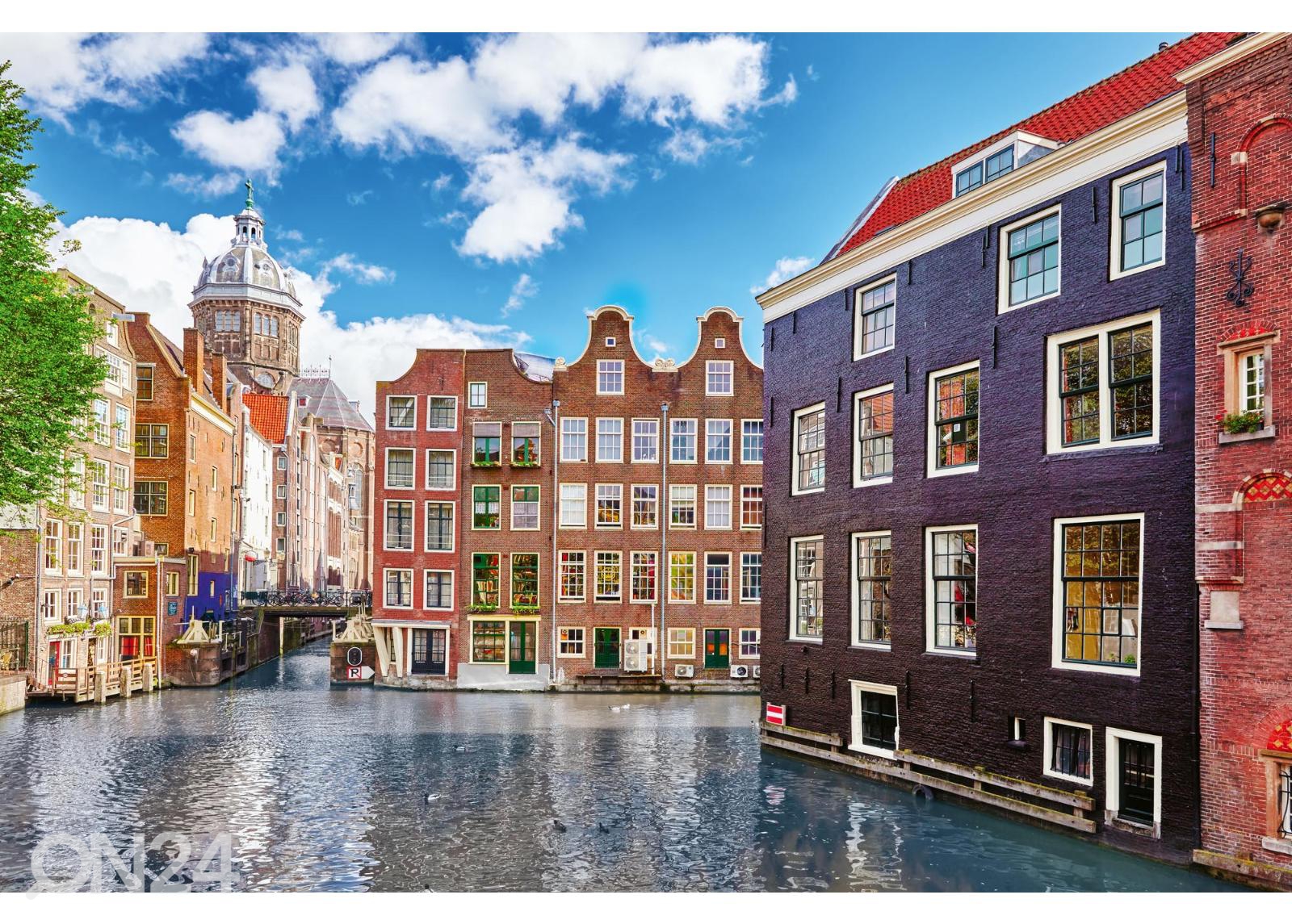 Флизелиновые фотообои Mural Embankments Of Amsterdam увеличить