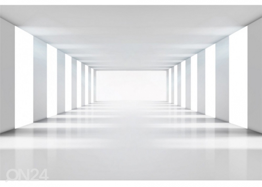 Флизелиновые фотообои White corridor 225x250 см увеличить