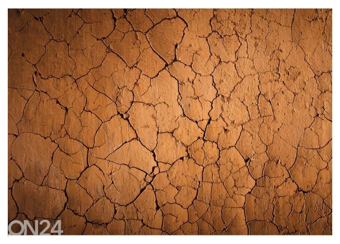 Флисовые фотообои Cracks of the Dried Soil in Arid Season 368x254 см увеличить