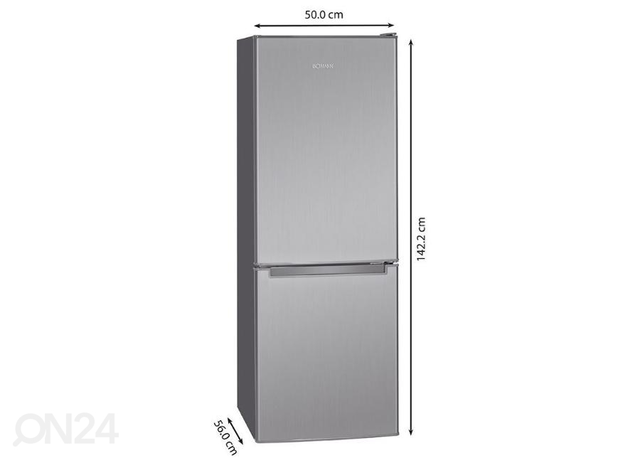 Холодильник Bomann, inox увеличить размеры