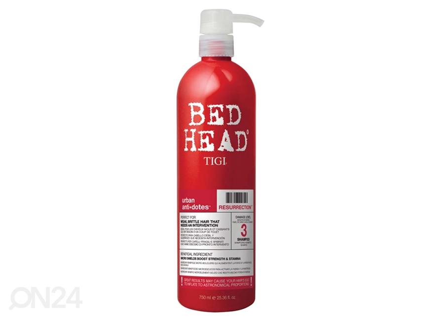 Шампунь, придающий волосам силу и стойкость TIGI Bed Head Antidotes 750мл увеличить
