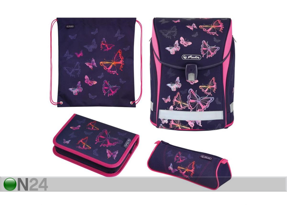 Школьный рюкзак Midi Plus Rainbow Butterfly увеличить