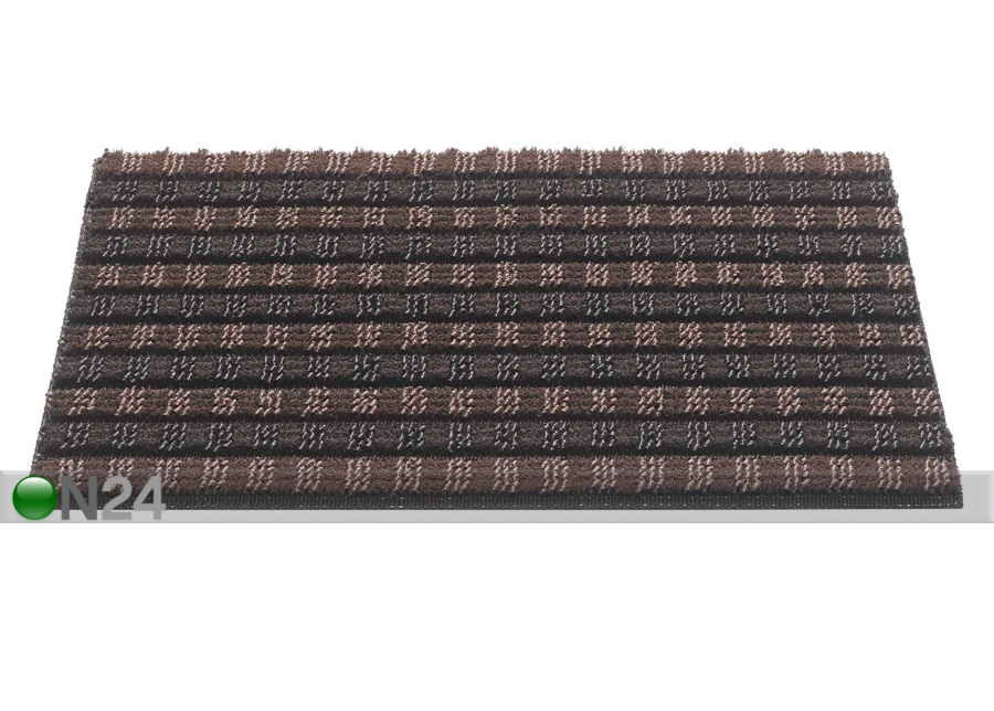 Щетинистый входной коврик Quadro Scrape 40x60cm, коричневый увеличить