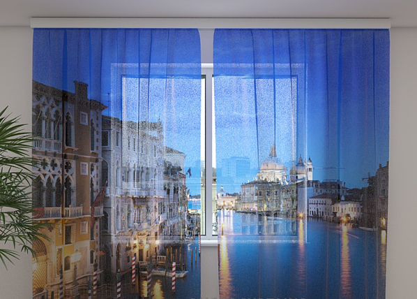 Sifonki-kuvaverho EVENING VENICE 240x220 cm