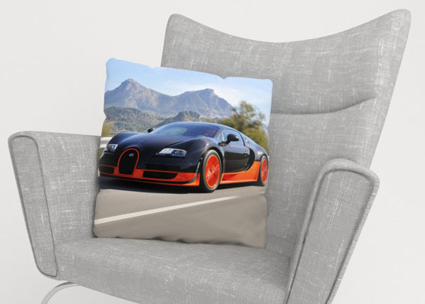 Koristetyynyliina BUGATTI VEYRON 40x40 cm