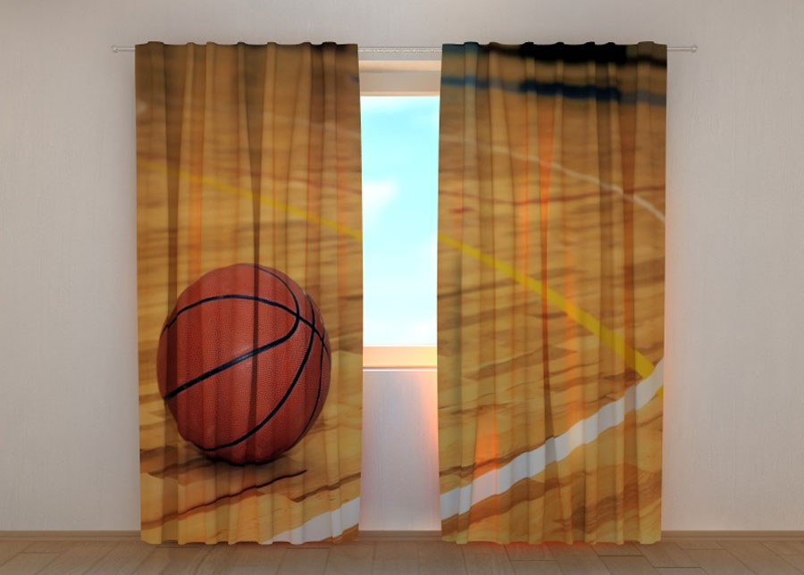 Puolipimentävä verho BASKETBALL 240x220 cm