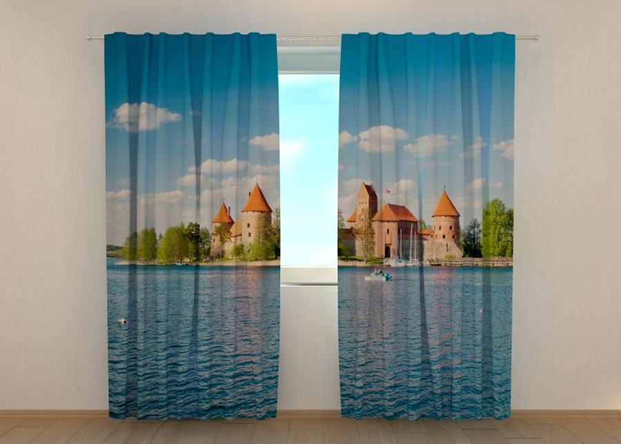 Puolipimentävä verho BEAUTYFULL TRAKAI 240x220 cm