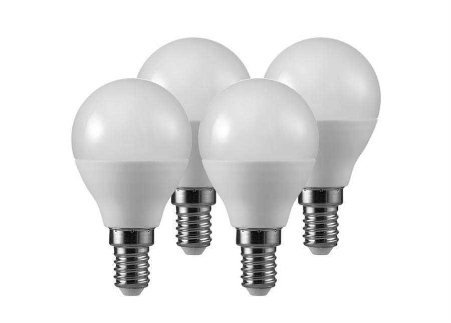Koristeellinen LED lamppu E14 5,5 W 4 kpl
