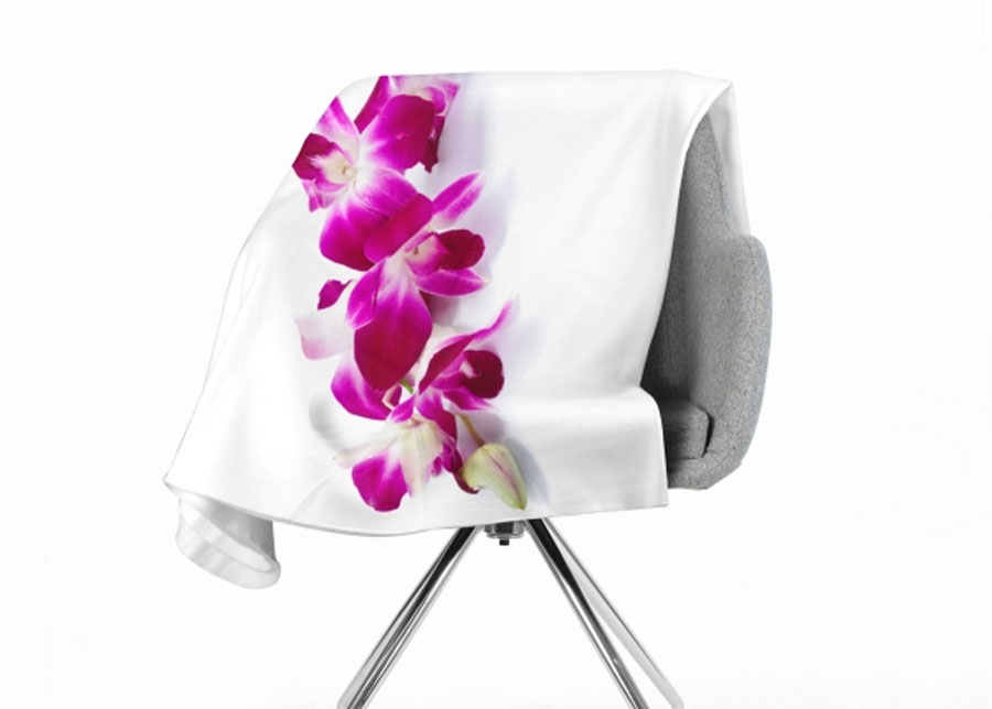 Torkkupeitto Purple-Crimson Orchid 130x150 cm