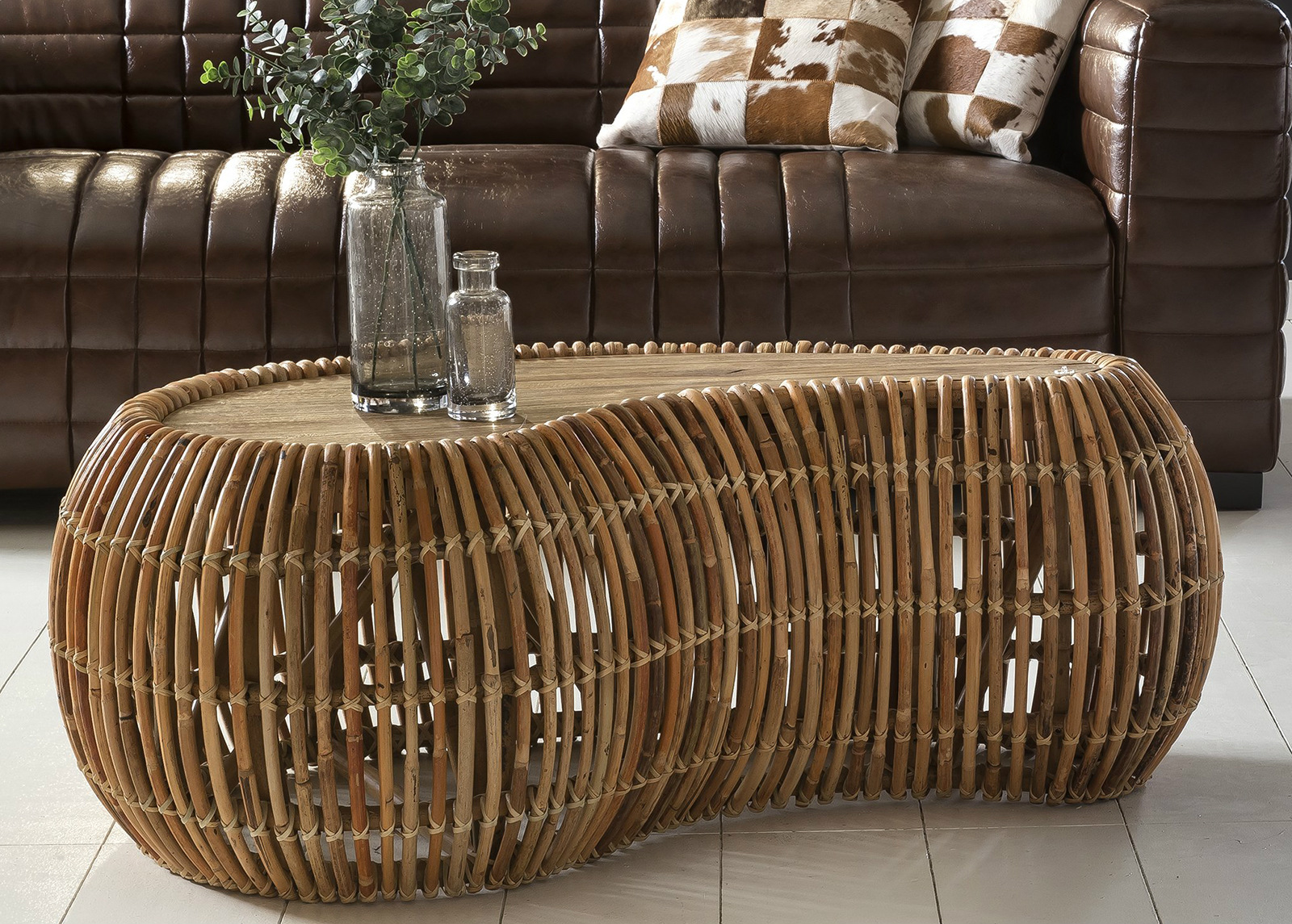 Sohvapöytä Rattan 120x80 cm