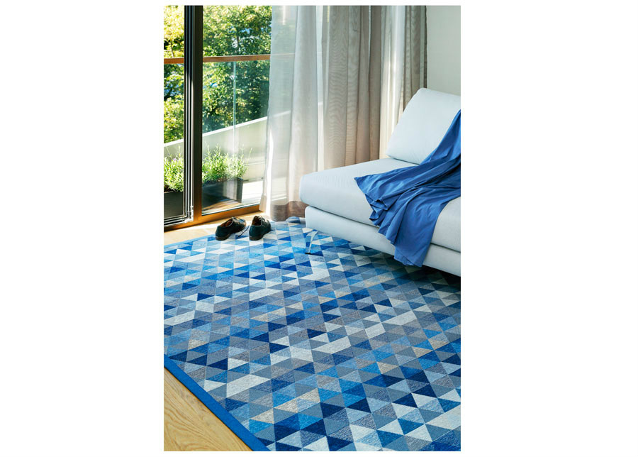 Narma smartWeave® matto Luke blue 70x140 cm