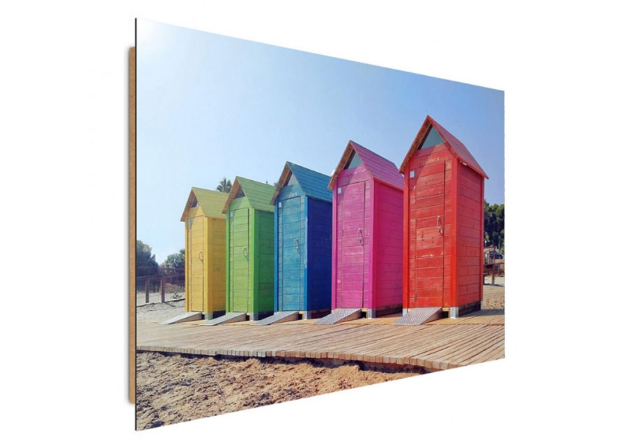 Taulu Colorful booths 30x40 cm
