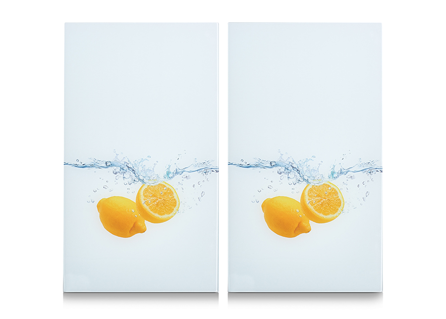 Räiskesuoja/liesisuoja Lemon Splash 52x30 cm 2 kpl