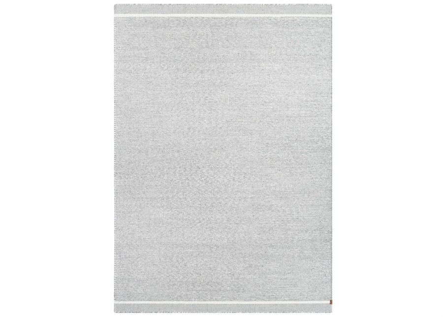 Narma käsinkudottu villamatto Nummela grey 160x230 cm