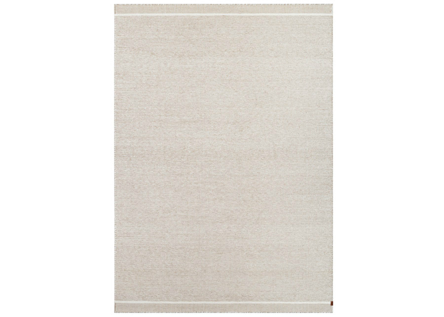 Narma käsinkudottu villamatto Nummela linen 160x230 cm