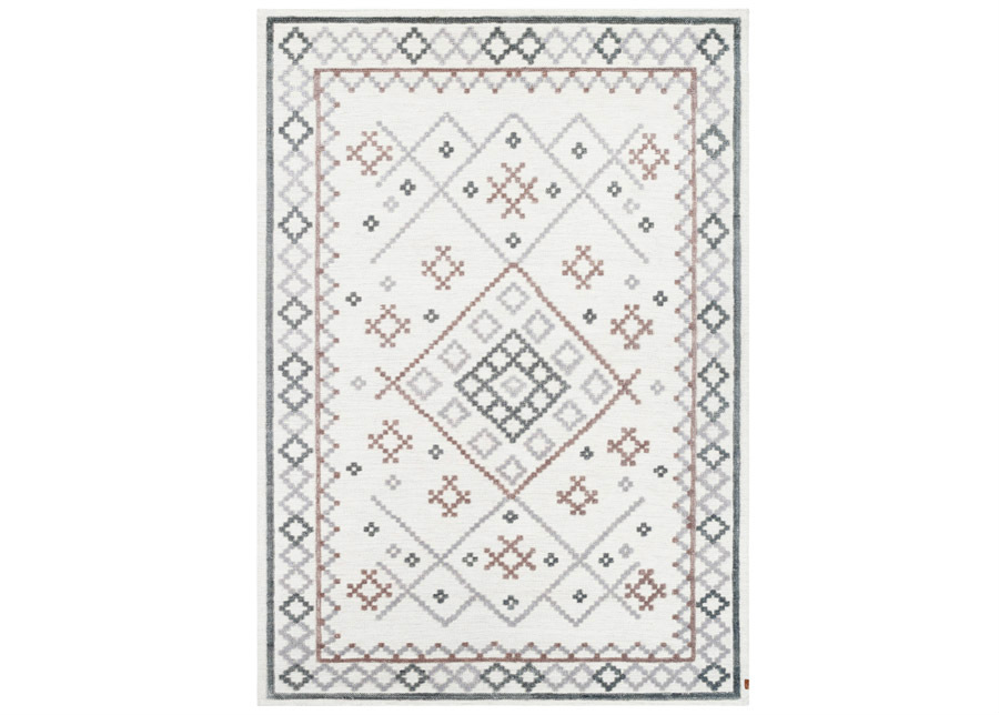 Narma käsinkudottu villamatto Palanga grey-beige 160x230 cm