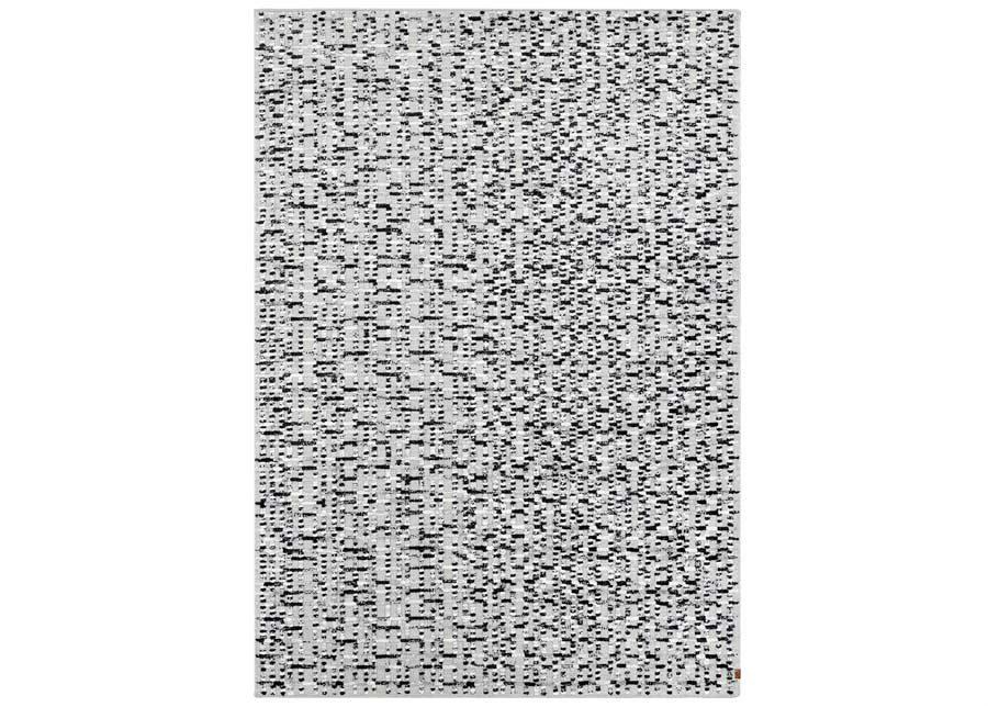 Narma käsinkudottu villamatto Virrati silver 140x200 cm