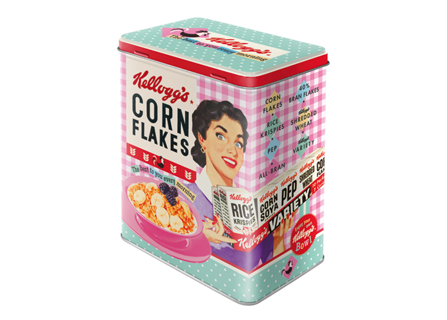 Peltipurkki Kellogg's Corn Flakes The best to you every morning 3 L