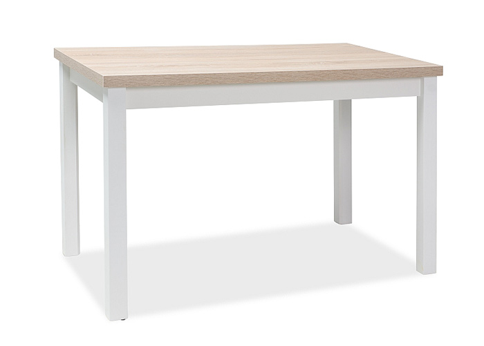 Ruokapöytä tammi sonoma/valkoinen 120x68 cm
