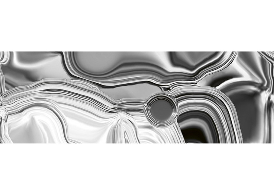 Keittiön välitila Liquid chrome silver 180x60 cm