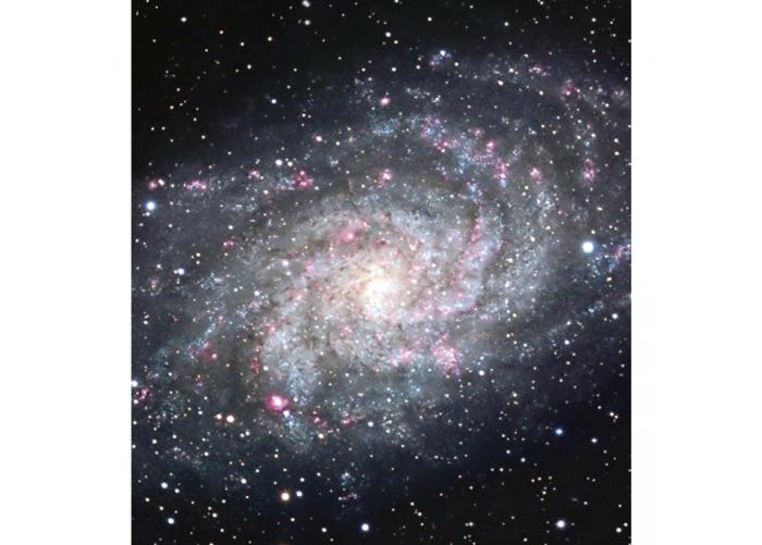 Fleece-kuvatapetti Galaxy 225x250 cm