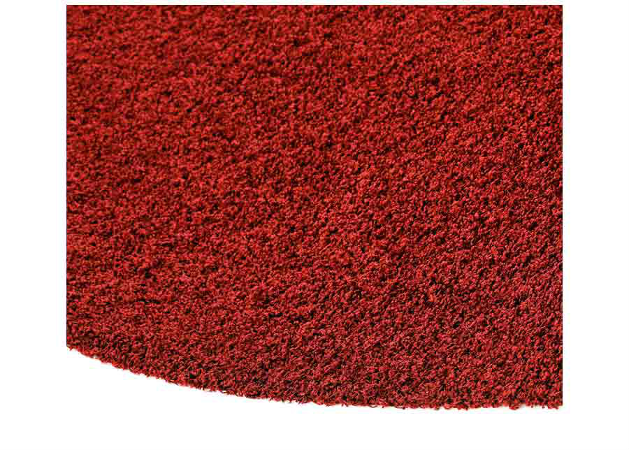 Narma pitkäkarvainen matto Spice punainen pyöreä Ø 133 cm