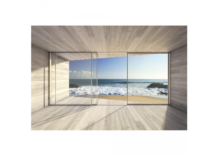 Fleece-kuvatapetti Large bay window 375x250 cm
