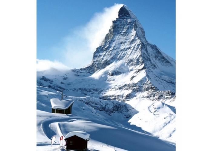 Fleece kuvatapetti Matterhorn 225x250 cm