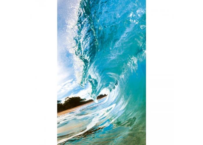 Fleece-kuvatapetti Ocean wave 150x250 cm