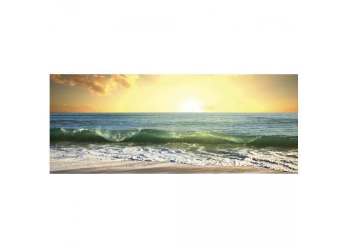Fleece-kuvatapetti Sea sunset 375x150 cm