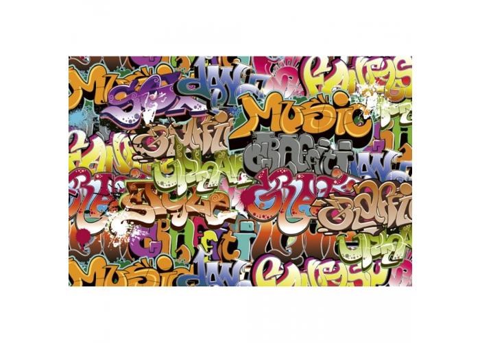 Fleece-kuvatapetti Graffiti art 375x250 cm