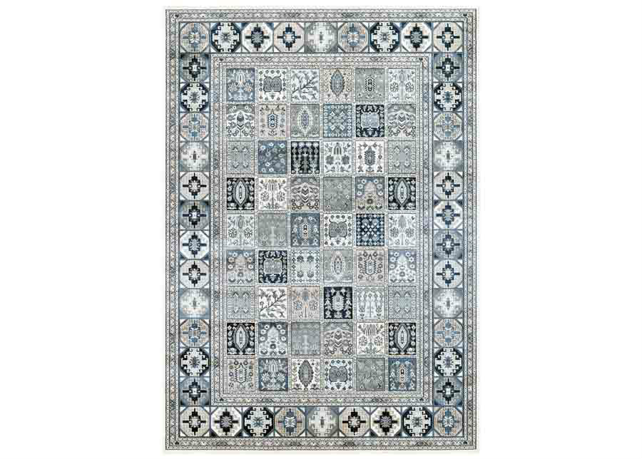 Narma viskoosimatto Zahra sand-blue 120x170 cm