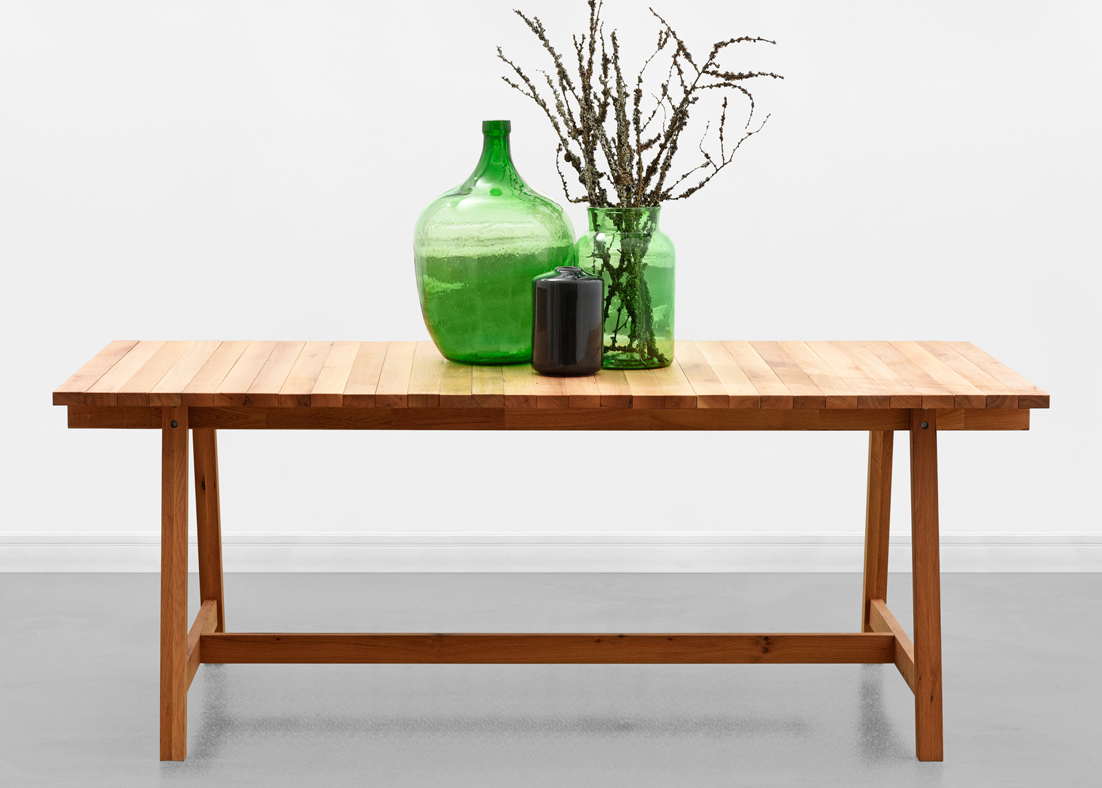 Ruokapöytä Wooden Beams 198x100 cm