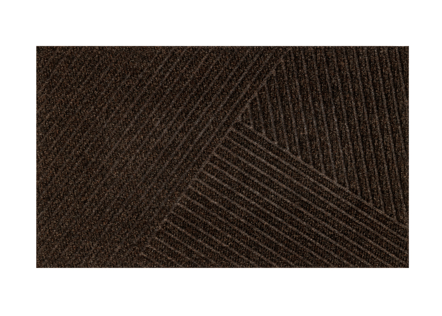 Ovimatto Dune Stripes dark brown 45x75 cm
