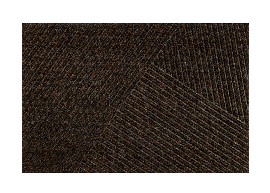 Ovimatto Dune Stripes dark brown 60x90 cm