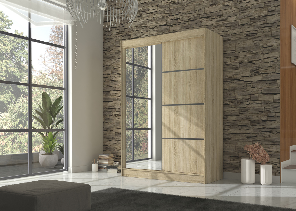 Liukuovikaappi Girli I 150 cm