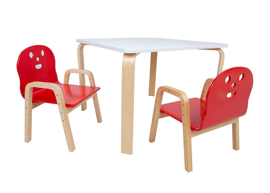 Lasten pöytä ja tuolit Happy