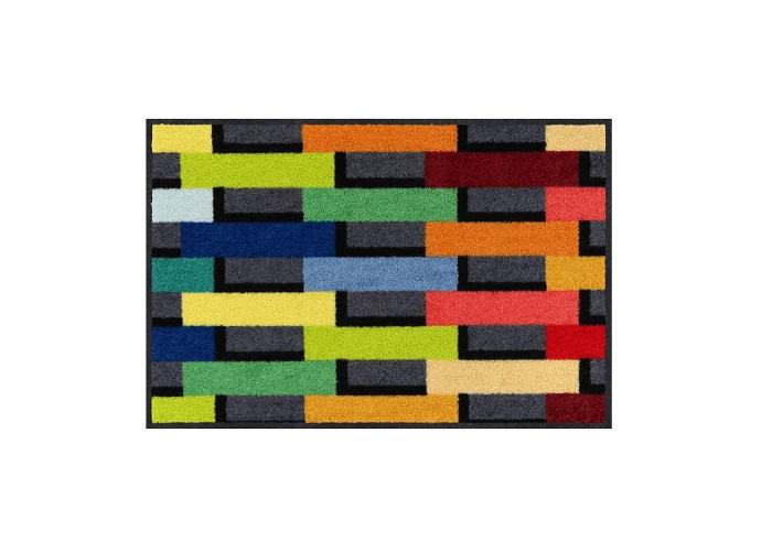Kynnysmatto Colourful Bricks 50x75 cm
