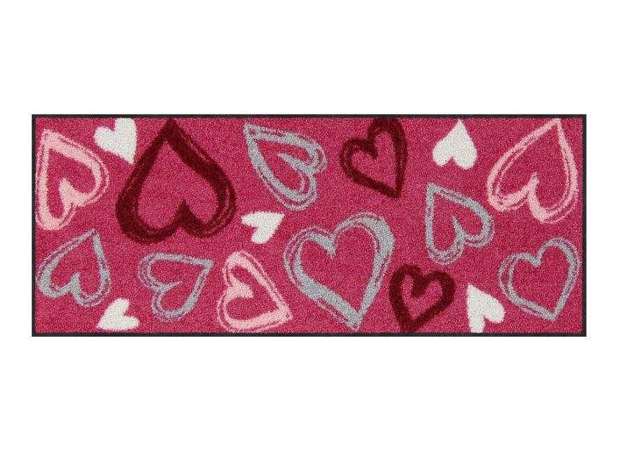 Eteismatto Valentine Hearts magenta 30x75 cm