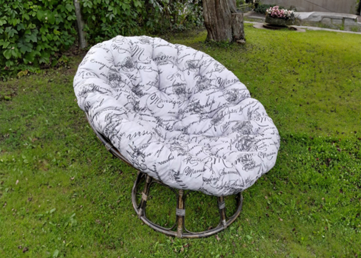 Puutarhatuolin istuintyyny Ø 125 cm