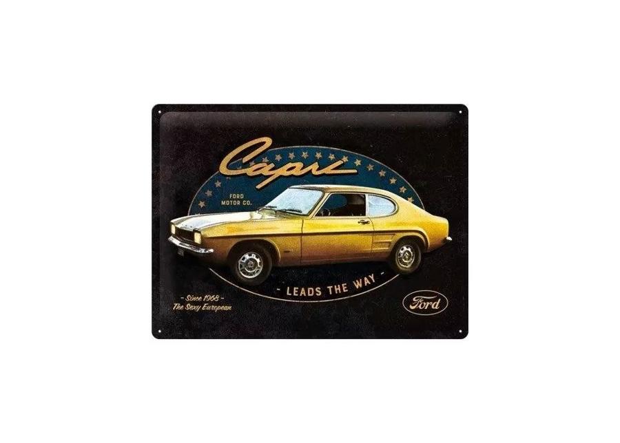 Retro metallijuliste Ford - Capri Leads The Way 30x40 cm