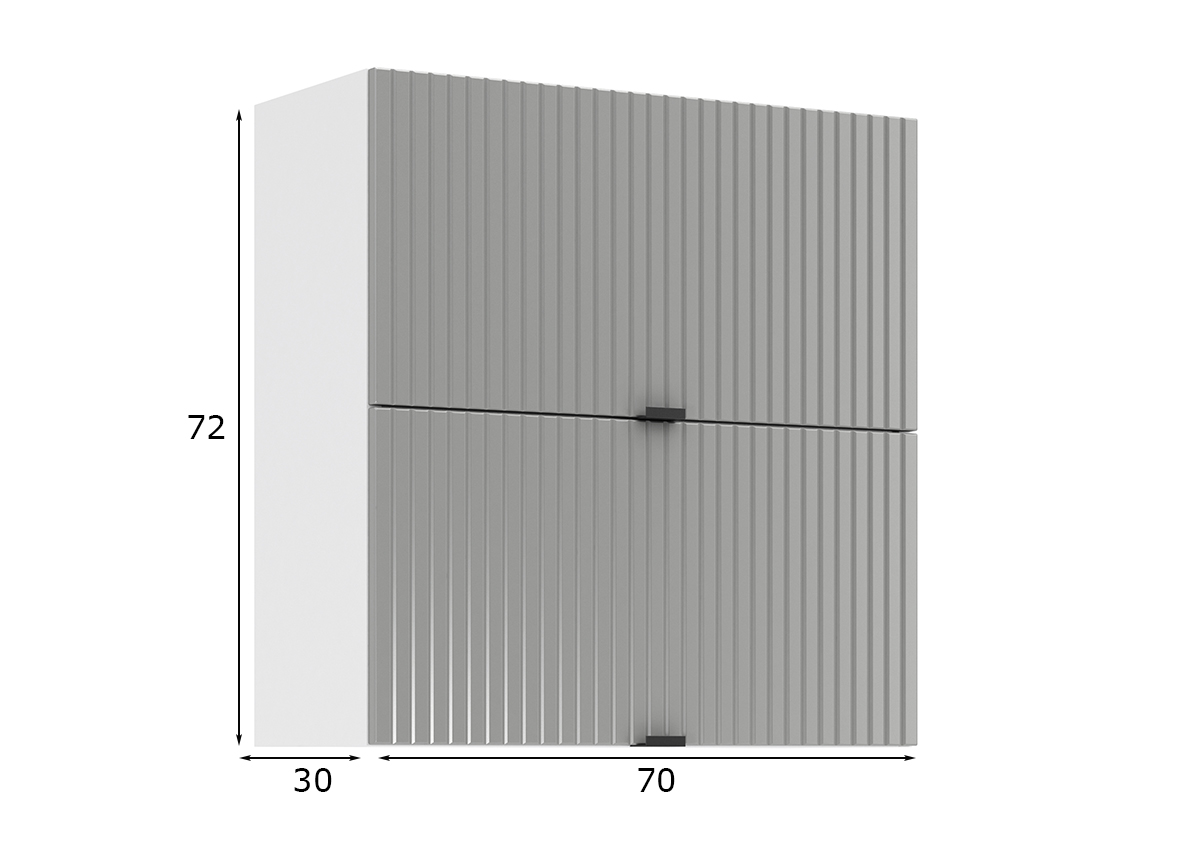 Keittiön yläkaappi Lissone 70 cm