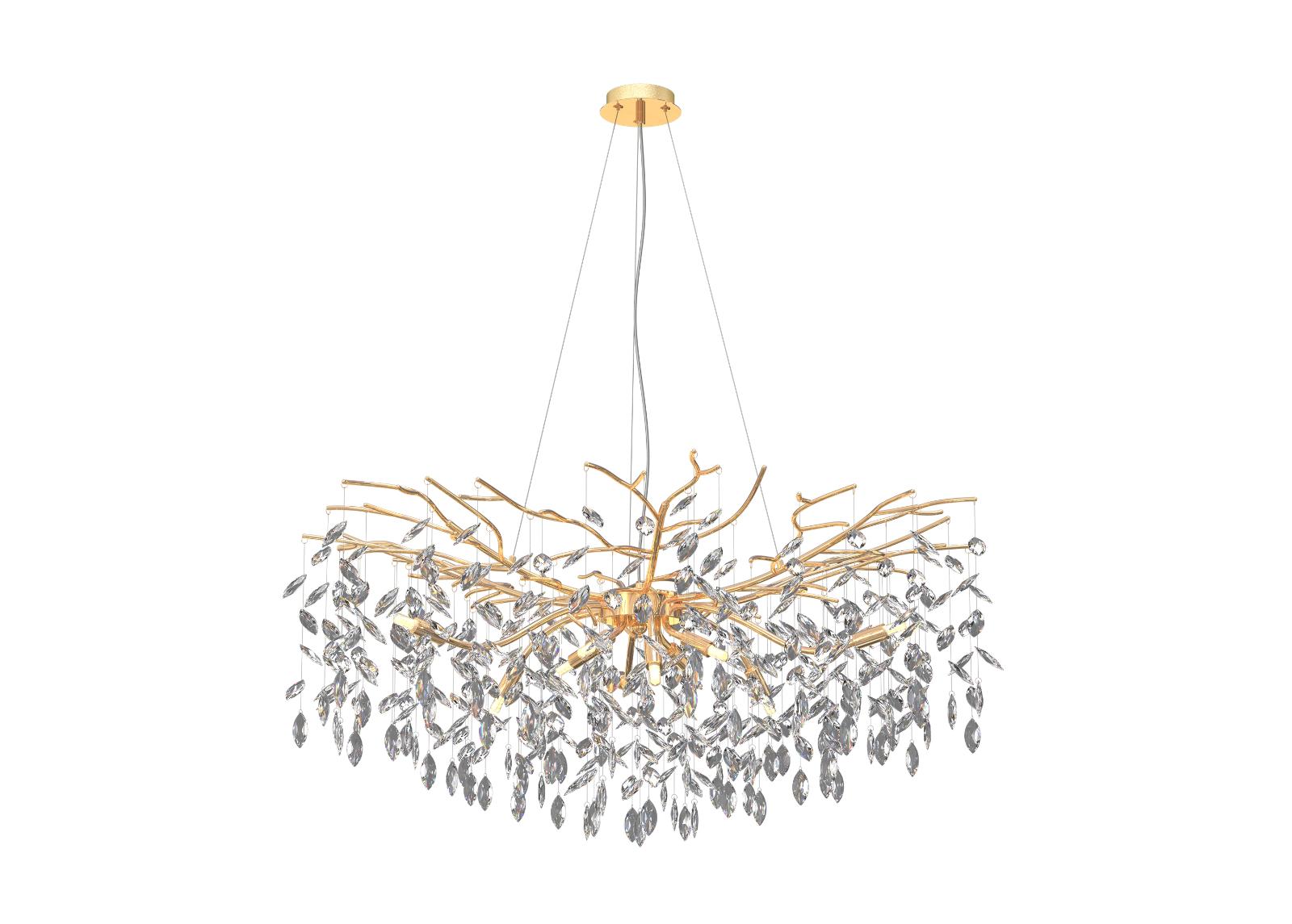 Riippuvalaisin Cindy Gold Ø 100 cm