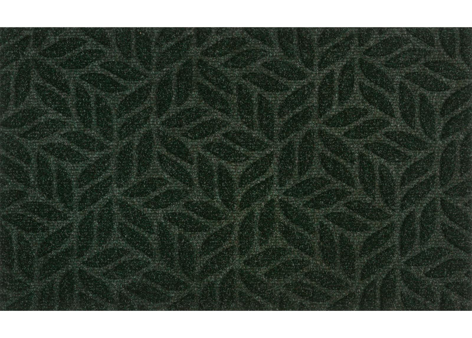 Kynnysmatto Dune Leaves midnight green 45x75 cm