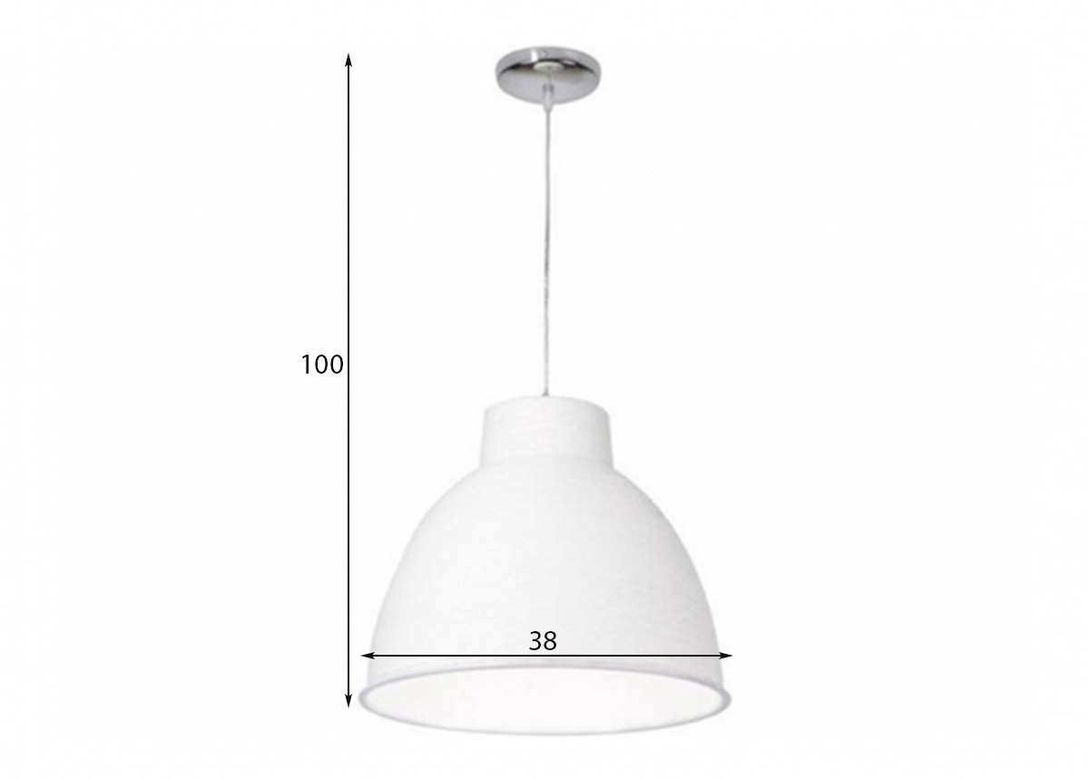 Riippuvalaisin Hanger, valkoinen