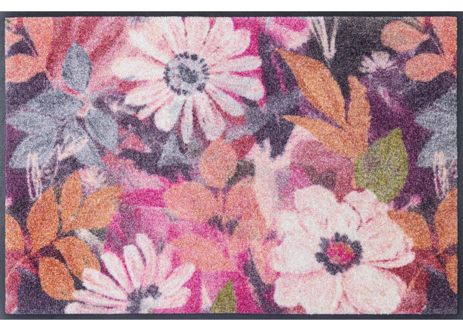 Kynnysmatto Kukat 50x75 cm