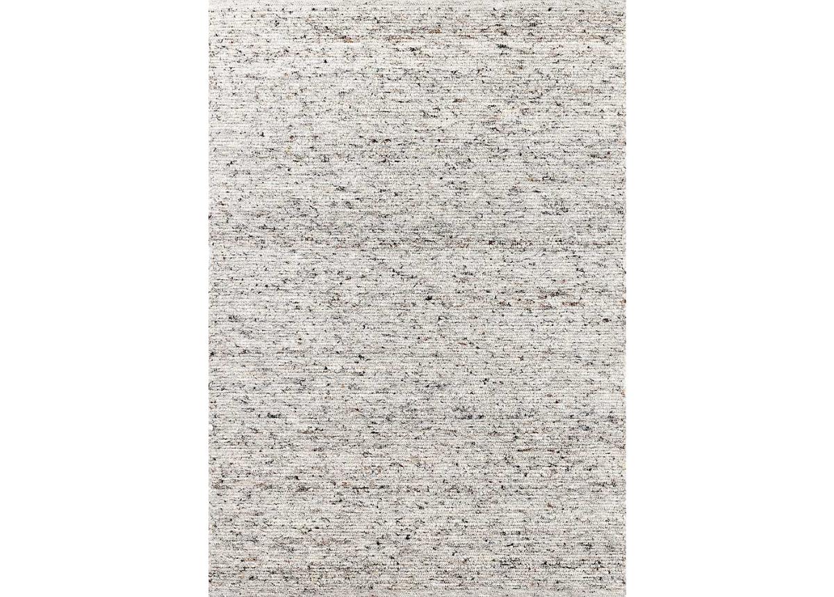 Narma käsinkudottu villamatto Hygge grey 160x230 cm